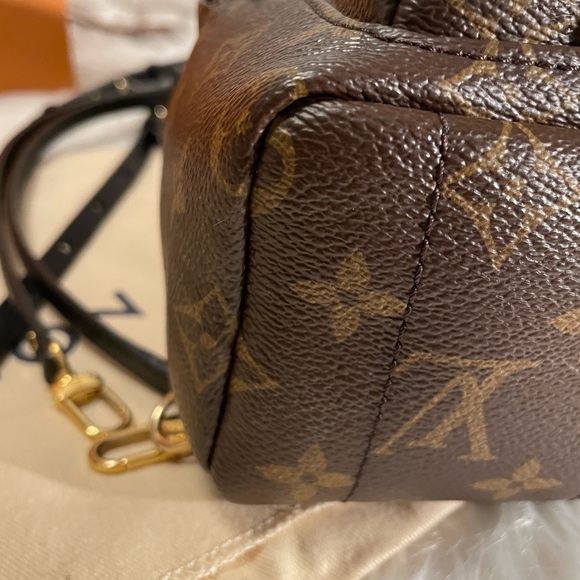 AUTH LOUIS VUITTON Palm Springs MINI Backpack - Picture 11 of 16